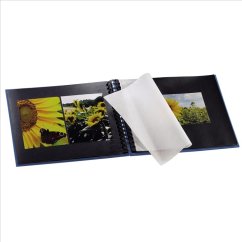 Fotoalbum Hama FINE ART 28x24 cm, 50 strán, azúrový, špirálový, lepiaci