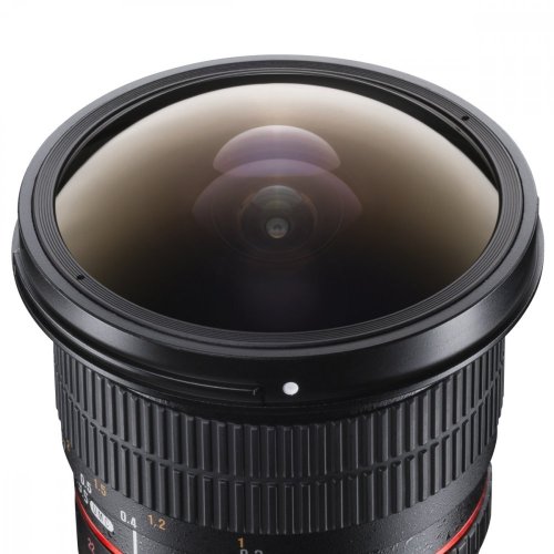 Walimex pro 8mm f/3,5 Fisheye II APS-C Objektiv für Nikon F (AE)