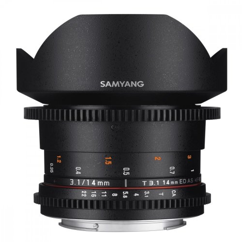 Samyang 14mm T3.1 VDSLR ED AS IF UMC II Objektiv für Canon EF