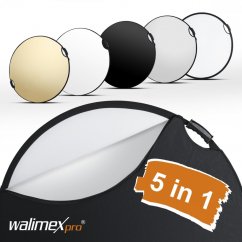 Walimex pro 5v1 reflektor WAVY Comfort průměr 56cm s rukojetí