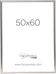 Focus Can-Can Shiny Silver 50x60