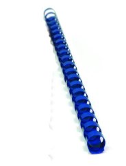 Kunststoff-Bindespirale A4 Durchmesser 6 mm blau 100 Stück