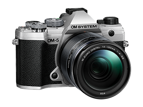 Digitálny fotoaparát OM SYSTEM OM-5 M.Zuiko Digital 14-150mm II PRO lens Kit silver Digitálny fotoaparát OM SYSTEM OM-5 M.Zuiko Digital 14-150mm II PRO lens Kit silver