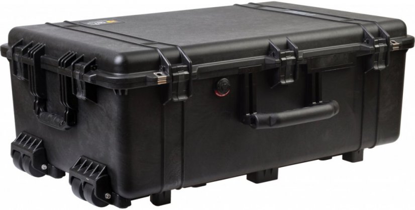 Peli™ Case 1650 kufor s nastaviteľnými prepážkami na suchý zips, čierny