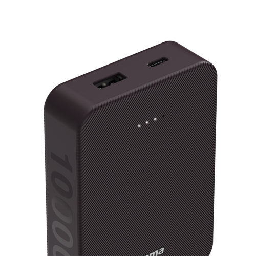 Hama Colour 10, powerbanka 10000 mAh, 3 A, výstup: USB-C, USB-A, slivková Hama Colour 10, powerbanka 10000 mAh, 3 A, výstup: USB-C, USB-A, slivková