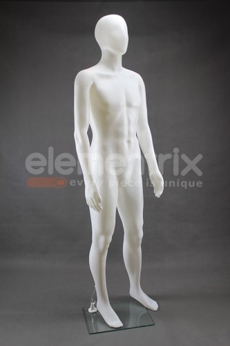 Figurína pánská, bílá matná, výška 187cm
