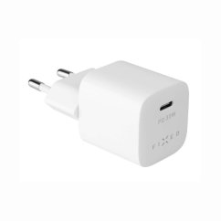 Nabíjačka FIXED sieťová s USB-C výstupom a podporou PD, 30W, biela