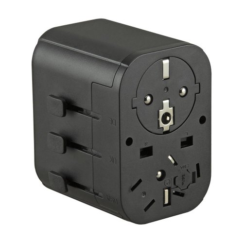 Adaptér Jupio Travel Adapter 2x USB-A 1x USB-C 15.5W univerzálny cestovný Adaptér Jupio Travel Adapter 2x USB-A 1x USB-C 15.5W univerzálny cestovný