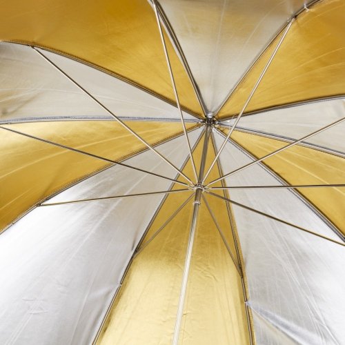 Walimex pro odrazný deštník Dual 150cm zlatý/stříbrný