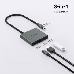 Dokovacia stanica TP-Link UH3020C USB-C, HDMI, 1x USB C, 1x USB, PD 100W