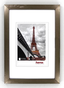 PARIS, fotografia 7x10 cm, rám 10x15 cm, oceľová