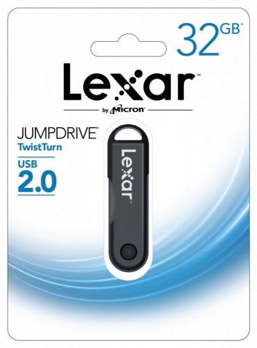 Lexar JumpDrive TwistTurn (Gray) 32GB