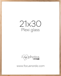 Focus Soul Oak veneer 21x30 Plexi