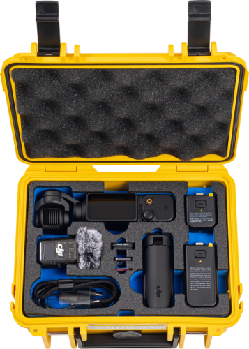 B&W Outdoor Cases B&W Cases Type 500 for DJI Osmo Pocket 3 Creator Combo, Yellow B&W Outdoor Cases B&W Cases Type 500 for DJI Osmo Pocket 3 Creator Combo, Yellow