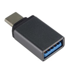 Redukce USB 3.1 konektor C/male - USB 3.0 konektor A/female šedá