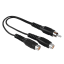 Hama redukcia cinch vidlice – 2 cinch zásuvky (subwoofer adaptér)