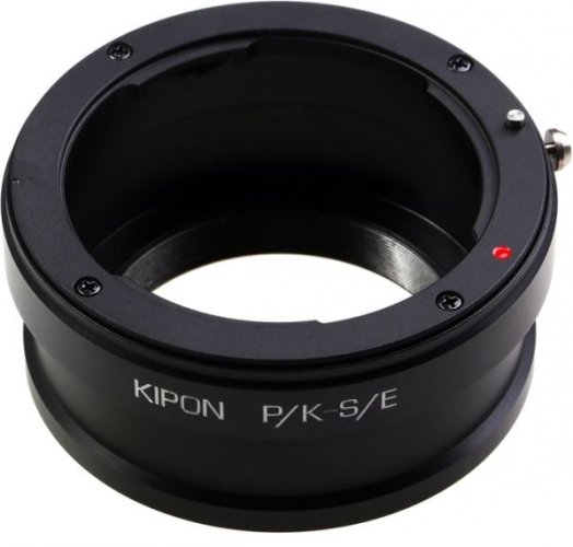 Kipon Adapter von Pentax K Objektive auf Sony E Kamera