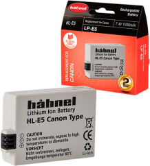 Hähnel HL-E5- Canon LP-E5, Polymer 1000 mAh, 7,4V
