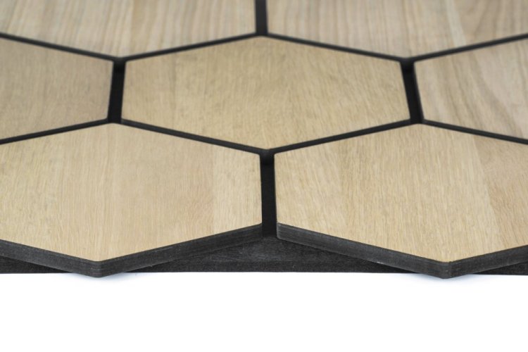 Akustický panel G21 81,5x66,5x2,1 cm plástov, prírodný dub