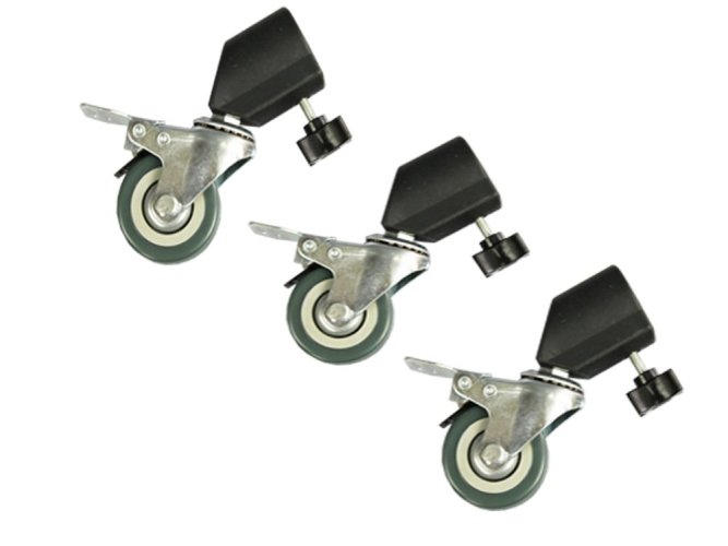 forDSLR kolečka pro studiové stativy 11-21mm, set 3ks
