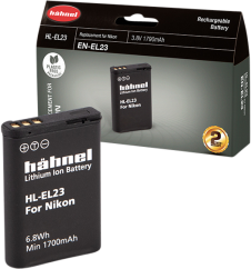 Hähnel HL-EL23, Nikon EN-EL23 1790mAh, 3.8V, 6.8Wh