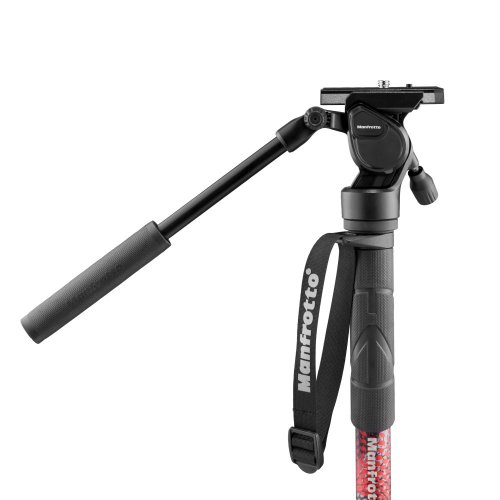 Manfrotto Element MII video monopod s fluidní hlavou | maximální výška 138 cm | nosnost 4 kg | otočný zámek | hmotnost 1,05 kg | destička 501PL