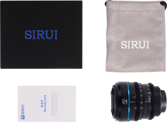 Sirui Cine Lens Nightwalker S35 24mm T1.2 X-Mount Metal Grey