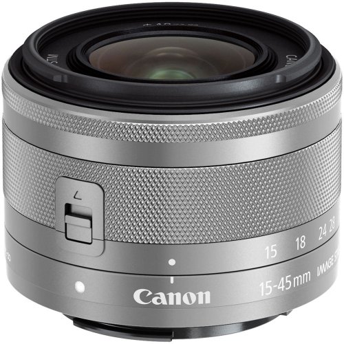 Canon EF-M 15-45mm f/3,5-6,3 IS STM stříbrný
