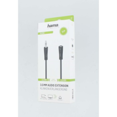 Prodlužovací audio kabel Hama jack 3,5 mm, 3 m