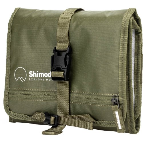 Shimoda Filter Wrap 150 | vhodný pro 3 filtry do 150 × 100 mm | velikost 25 × 16 × 3 cm | armádní zelená