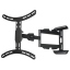 Nástěnný držák na TV Hama, 400x400, pohyblivý, prodloužený