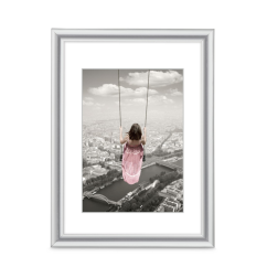 Plastový rám Hama SWING, stříbrný, 50x70 cm