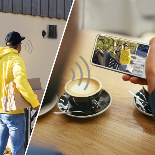 Hama SMART vonkajšia IP kamera, WiFi, solárne napájanie, nočné videnie Hama SMART vonkajšia IP kamera, WiFi, solárne napájanie, nočné videnie