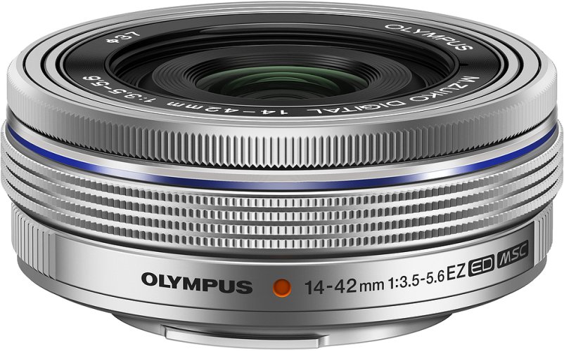 Olympus M.Zuiko Digital ED 14-42mm f/3,5-5,6 EZ, strieborný