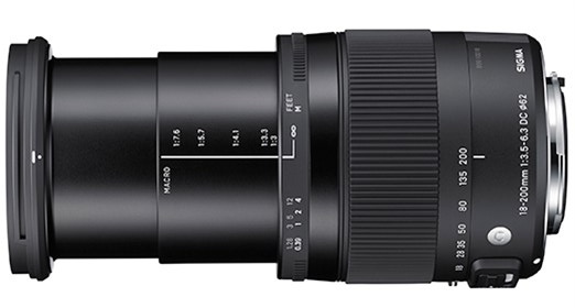 Sigma 18-200mm f/3.5-6.3 DC Macro OS HSM Contemporary Objektiv für Pentax K