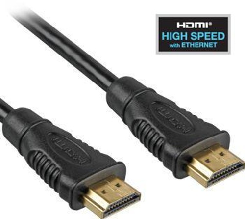 Ethernetový kabel HDMI 1.4 na HDMI (M), pozlacené konektory, 5 m