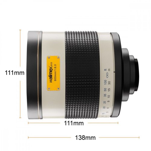 Walimex pro 800mm f/8 DSLR zrcadlový objektiv pro Canon R