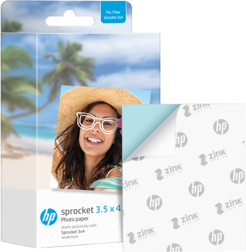 HP Sprocket Zink paper Sprocket 3x4 50-pack 3,5x4,25