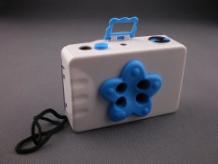 Lomo fotoaparát 4x bílo modrý (LM4b)