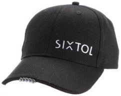 LED šiltovka Sixtol so svetlom B-CAP 25lm, nabíjací, USB, čierna