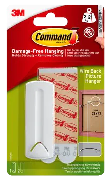 3M Command Picture Hanger for Wire-Backed frames