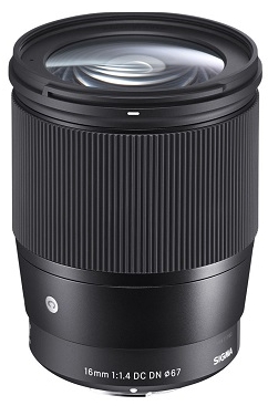 Sigma 16mm f/1,4 DC DN Contemporary pro Canon EF-M