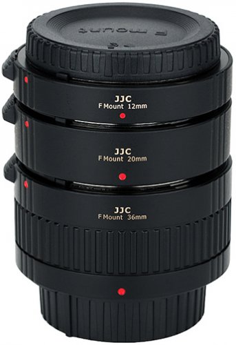 JJC AET-NS(II)  Automatic Extension Tube 12+20+36mm for Nikon F