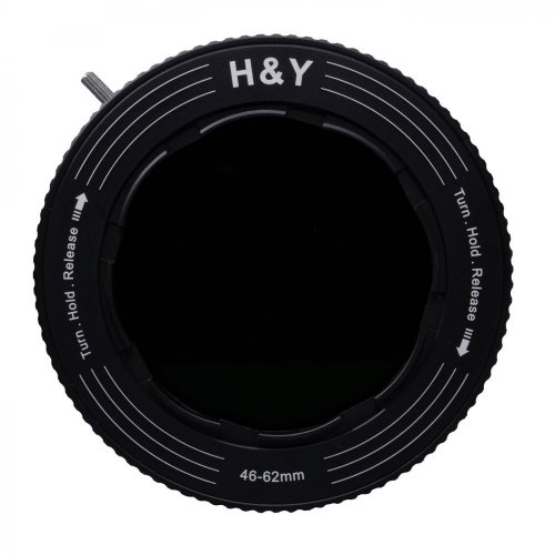 H&Y REVORING 46-62mm with Polariser and VND Variable Step Adapter