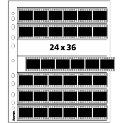 Hama Negativ-Hüllen, Pergamin, 7 Streifen à 6 Negative, 24x36 mm, 100 Stücke