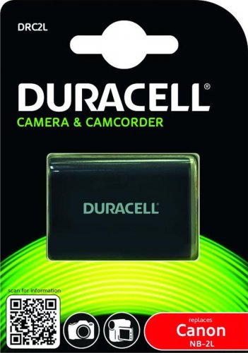 Duracell DRC2L, Canon NB-2L, 7.4 V, 650 mAh
