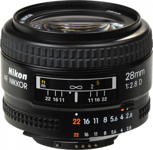 Nikon Nikkor AF 28mm f/2.8 D Lens