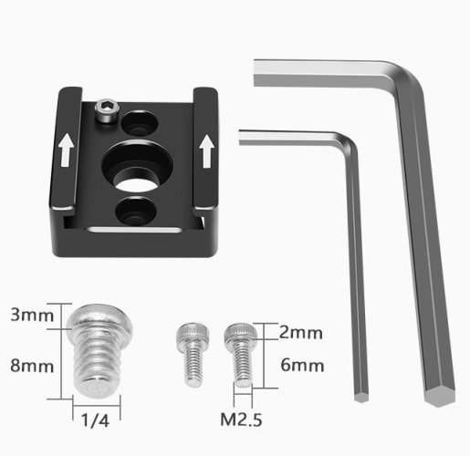 Sáňky hliníkové mini držák pro blesk (BL9)