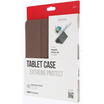 Hama Extreme Protect, pouzdro pro Apple iPad 11" (25/24)/10,9" (22/20), D3O®, pískové/průhledné Hama Extreme Protect, pouzdro pro Apple iPad 11" (25/24)/10,9" (22/20), D3O®, pískové/průhledné