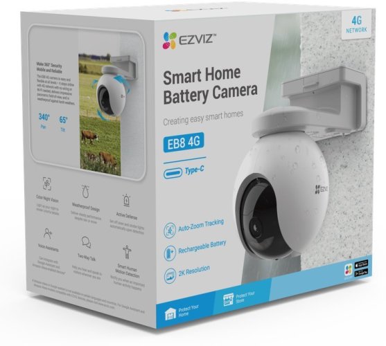 Kamera Ezviz EB8 4G 2K venkovní, otočná, IP, 4G LTE